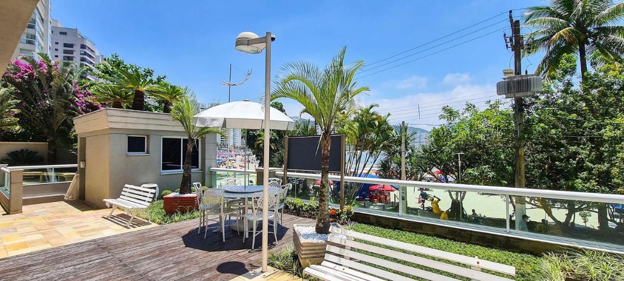 Apto Com Garagem E Lavanderia Em Frente A Praia Guarujá Exterior foto